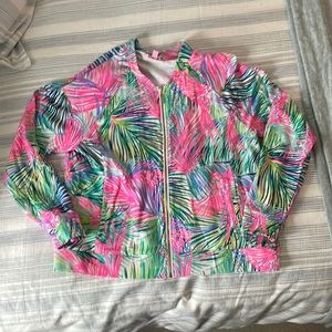 Lilly Pulitzer full zip jacket, size xl